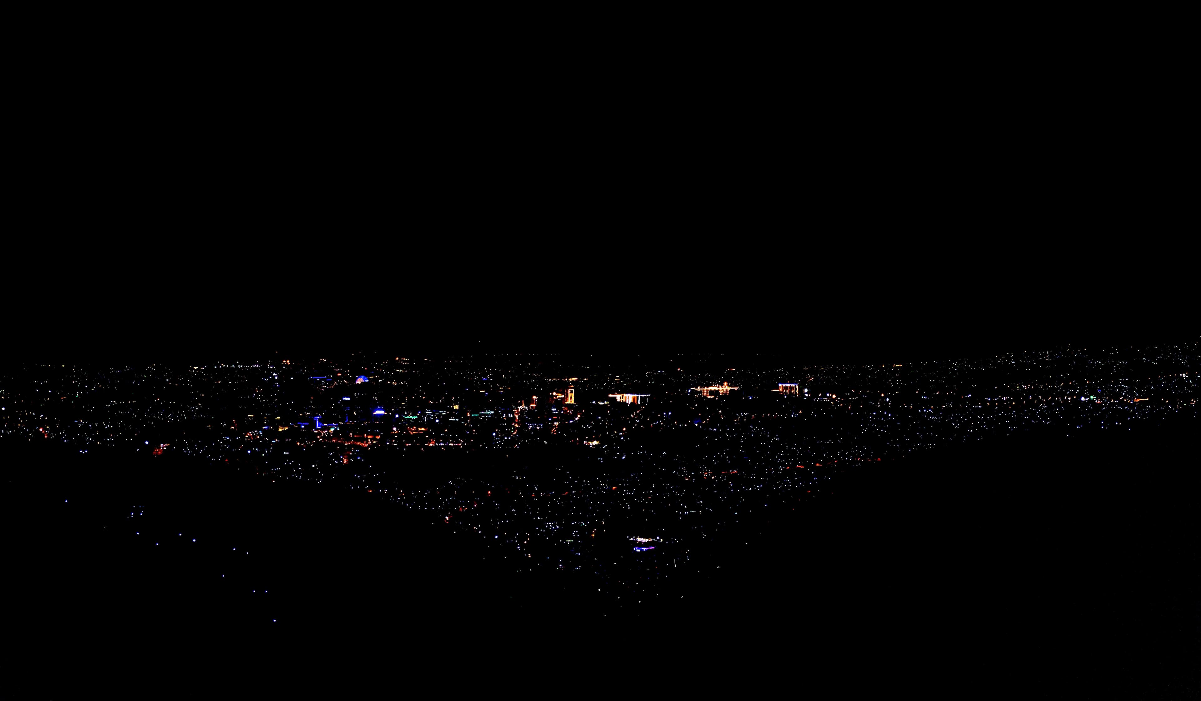 Night cityscape background